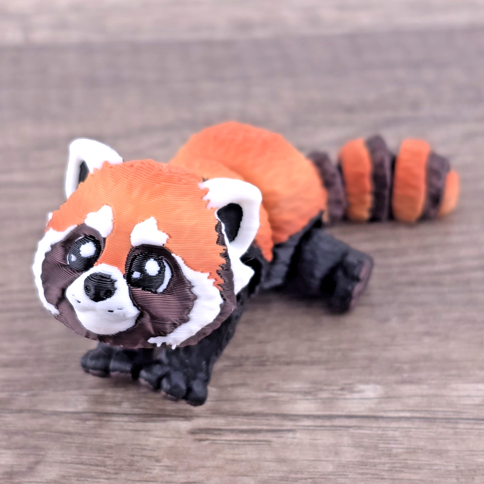 Red Panda - Mini 3D Articulated Flexi Fidget Toy Gift- 4\