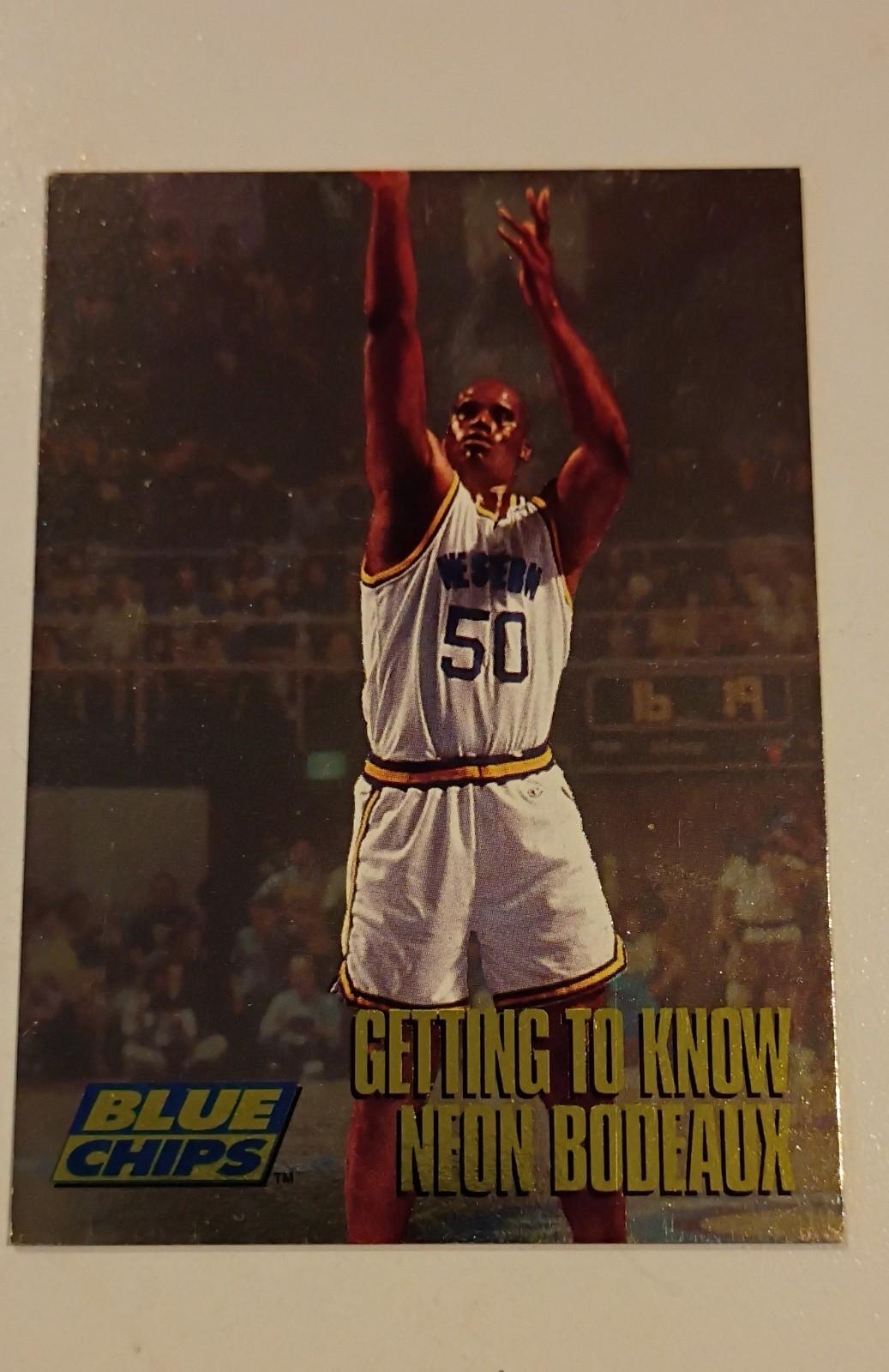 1994 SkyBox Blue Chips - Foil Shaquille O\'Neal #F3 /12500 (RC)