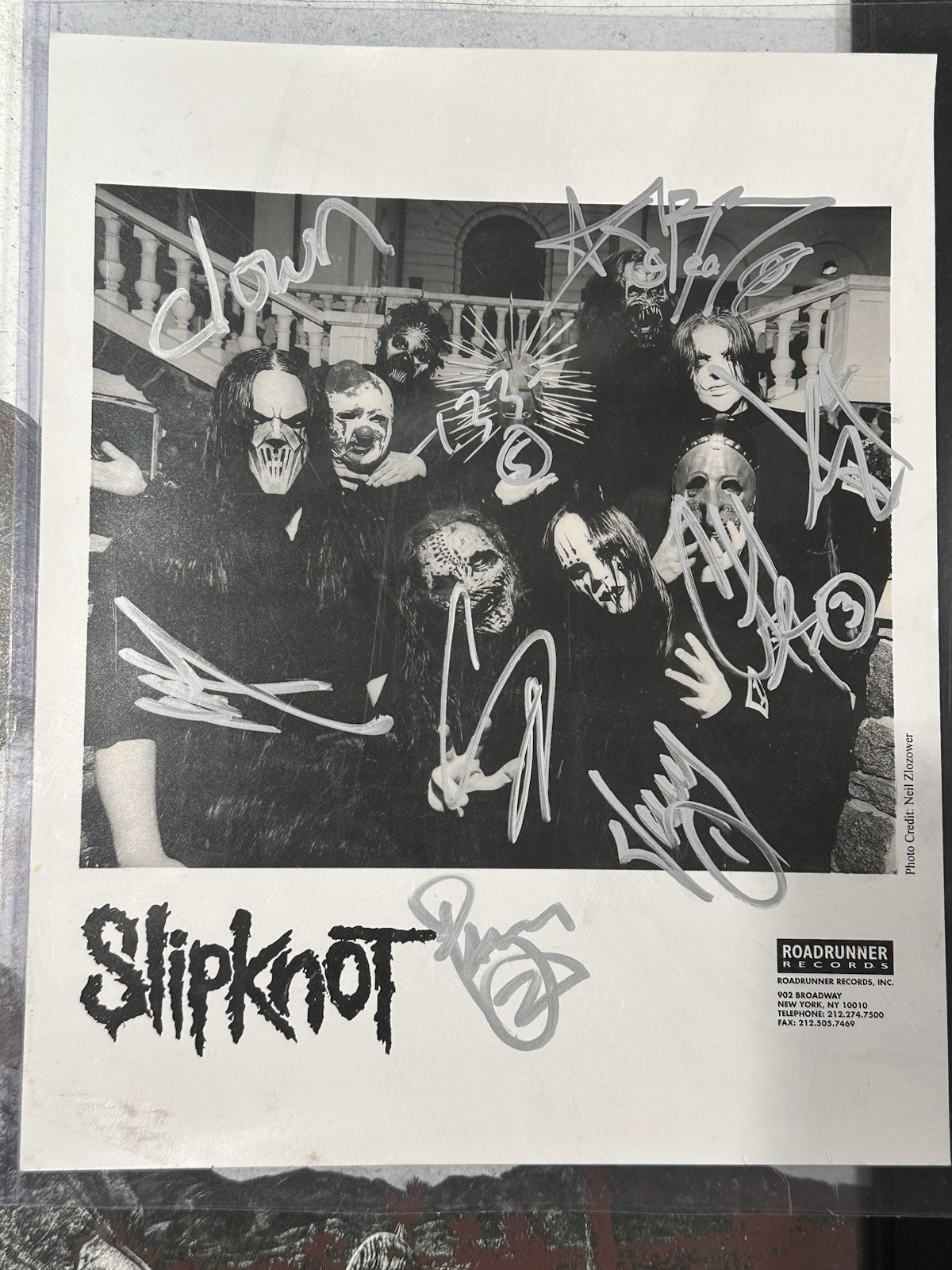 Slipknot Signed Vol3 Photo Slipknot Signed Vol3 Photo