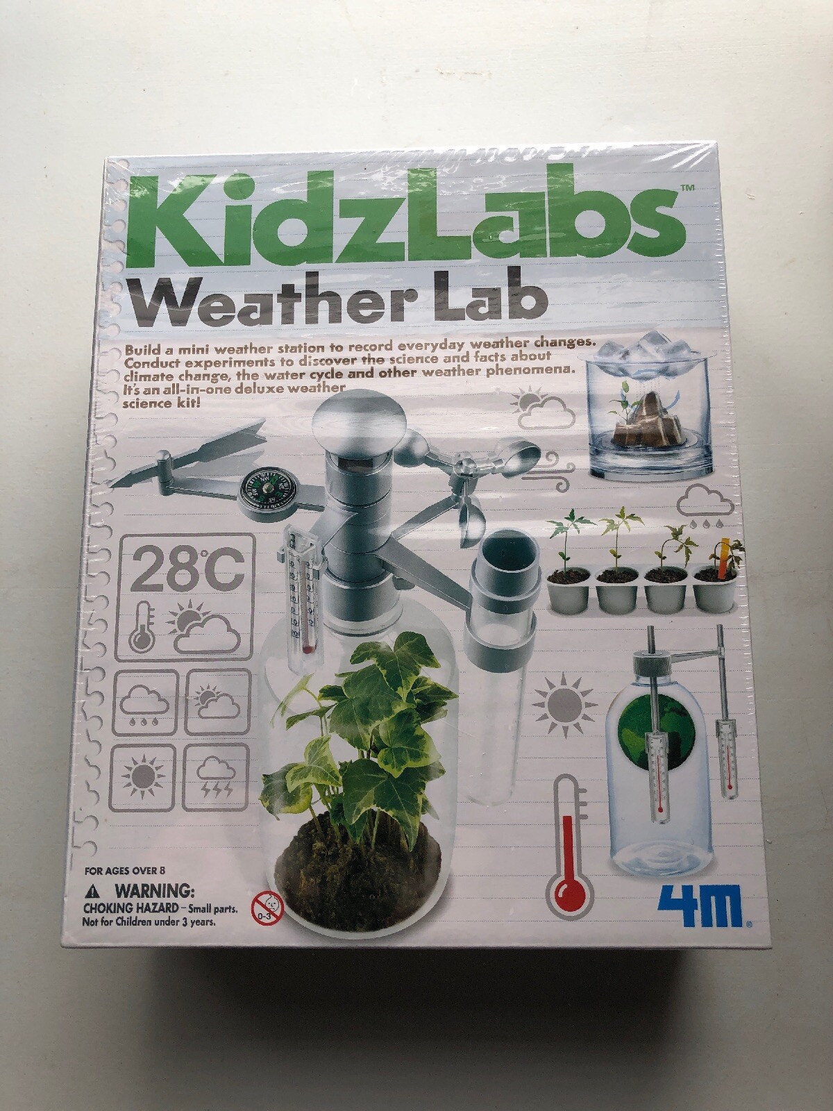 KidzLabs Weather Lab Educational Greenhouse Wind Lightning Water Acid Rain New KidzLabs Weather Lab Educational Greenhouse Wind Lightning Water Acid Rain New