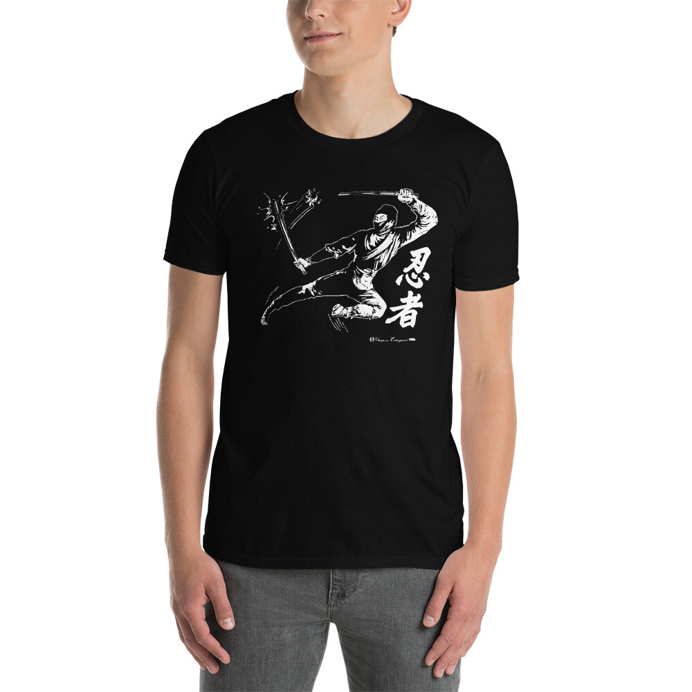 NINJA - VINTAGE 80'S TSHIRT MARTIAL ARTS SHO JAPAN C@@L 