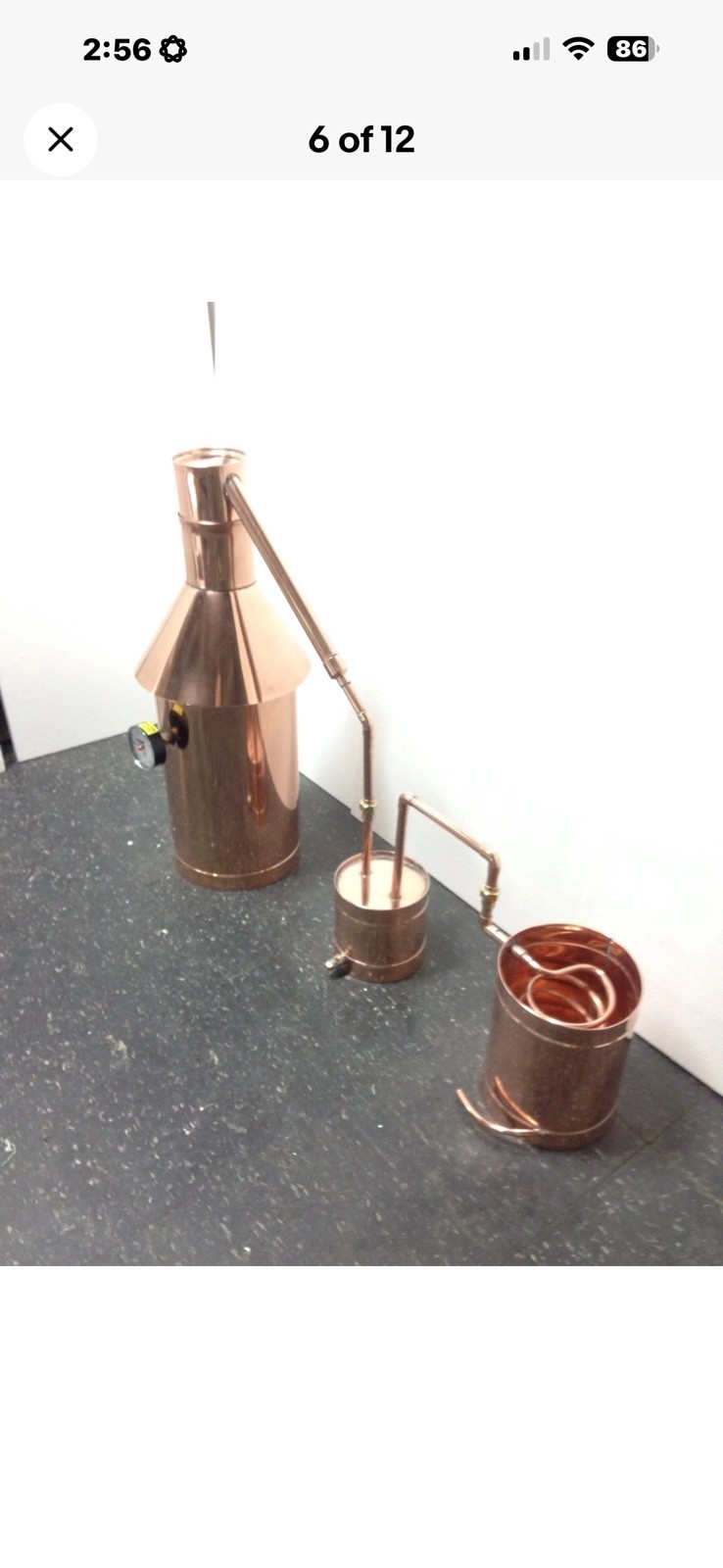  NOS Stillz 6 Gallon Copper Moonshine Still+Thumper+Worm- Private Listing 