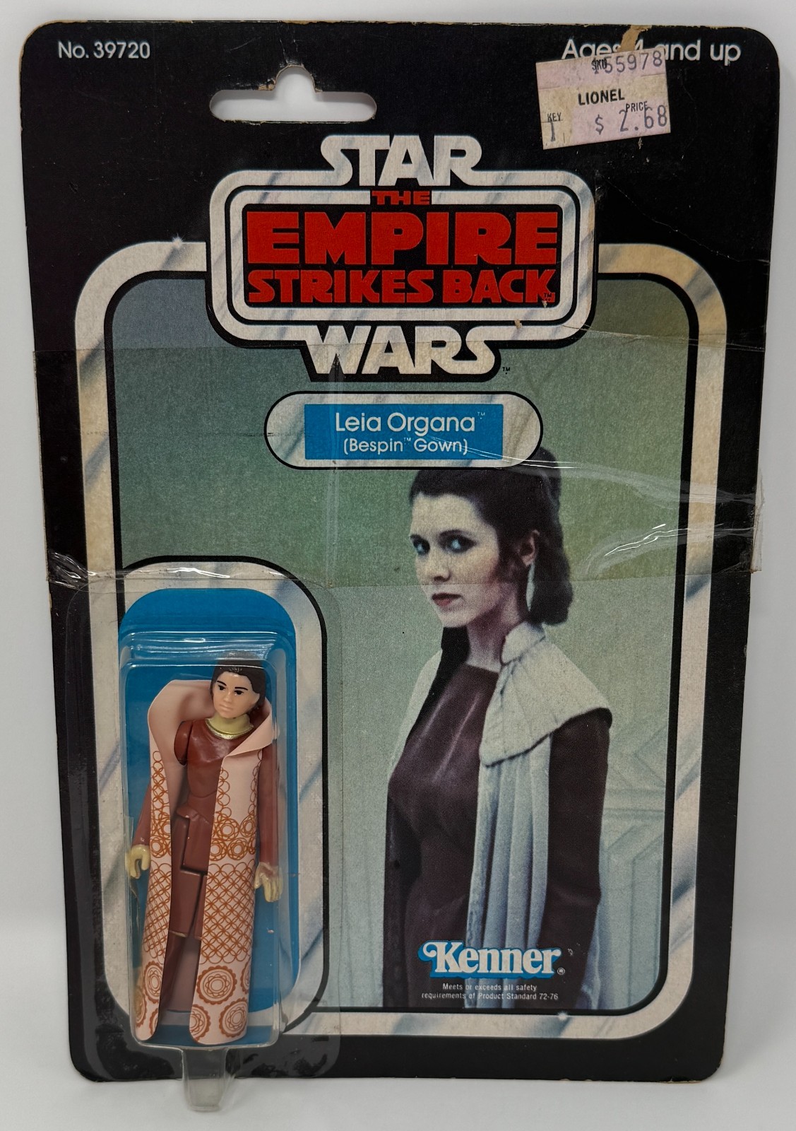 Star Wars ESB Leia Organa Bespin Gown 31 back 1980 Kenner action figure