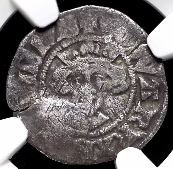 NGC VF20 KING EDWARD I LONGSHANKS 1279-1307 AD, ENGLAND Silver Braveheart PENNY