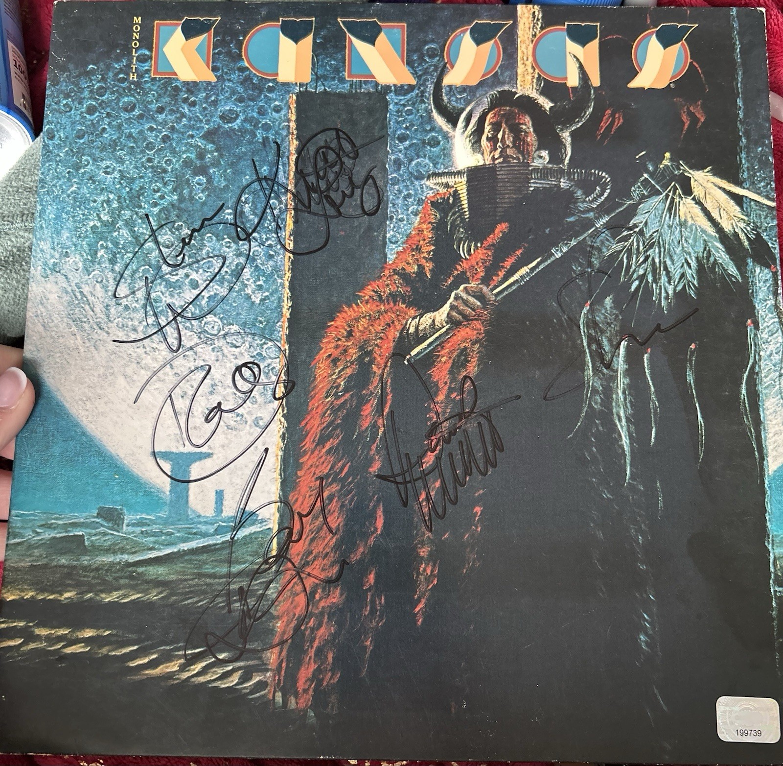 Kansas Autographed Vinyl With COA Kansas Autographed Vinyl With COA