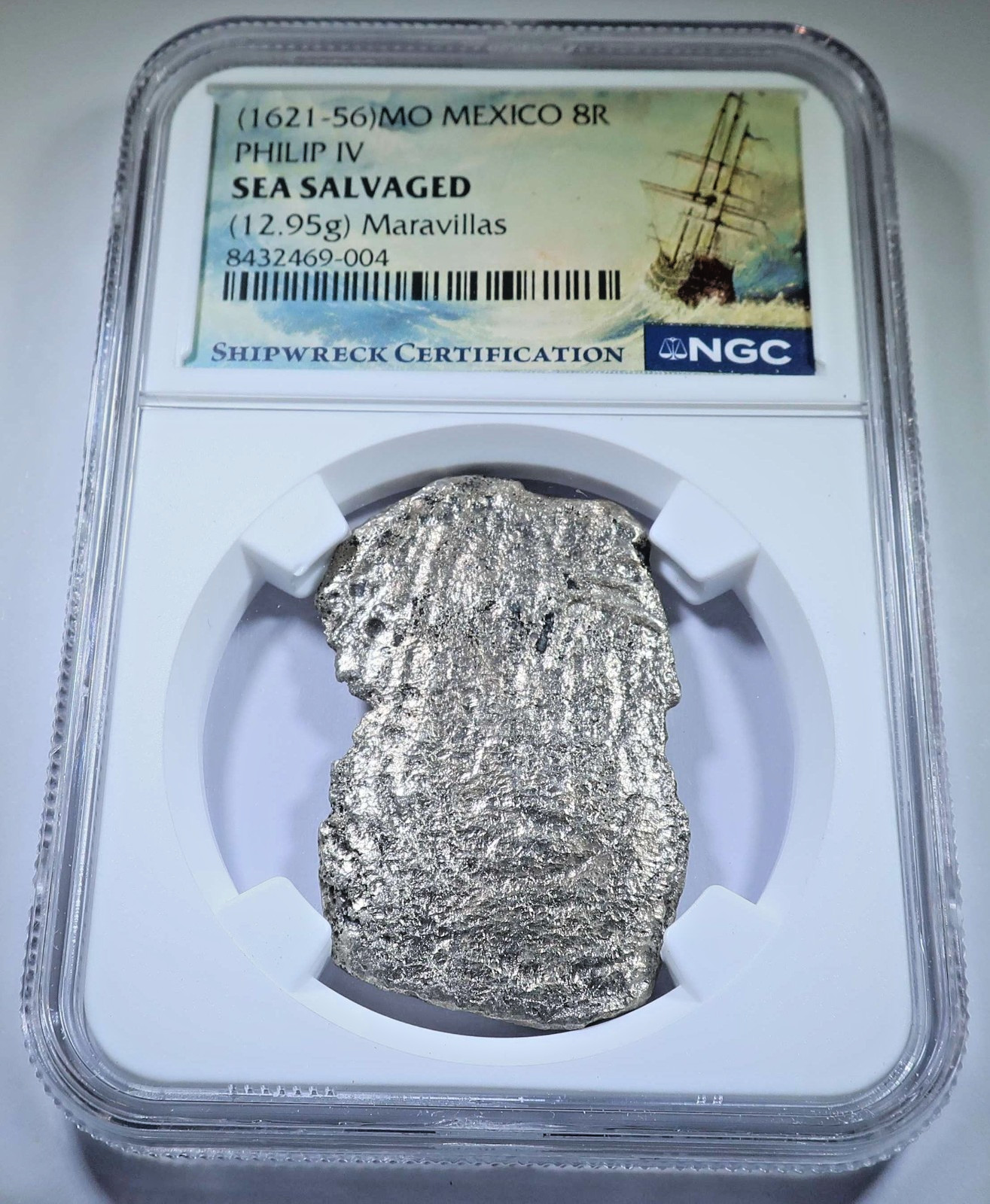 NGC Maravillas Shipwreck 1621-1656 Mexico 8 Reales 1600's Spanish Cob 8R Coin