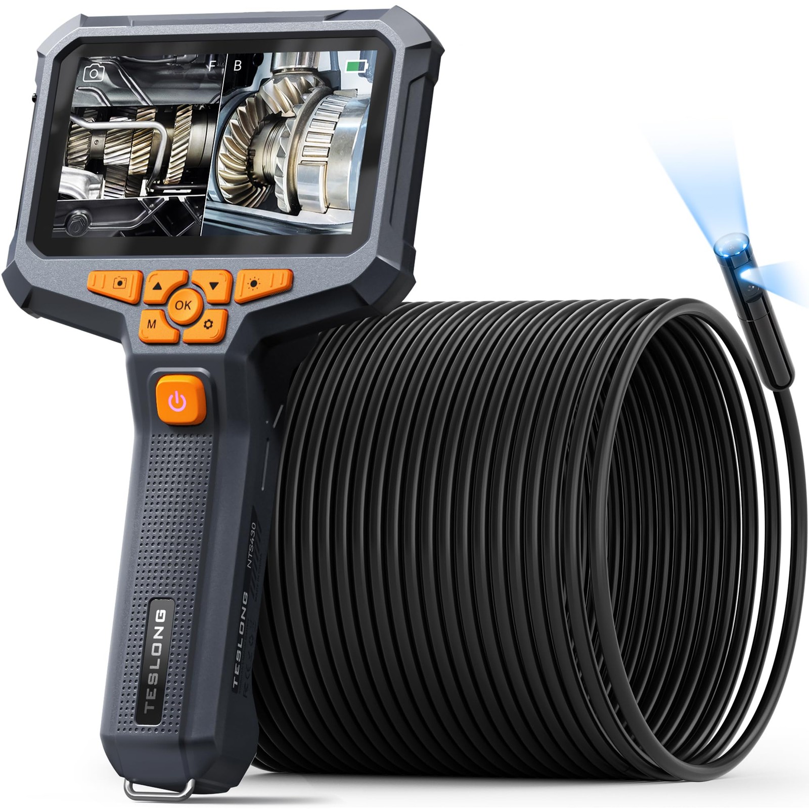 Teslong Dual Lens 50FT Sewer Camera for Drain & Plumbing Inspection