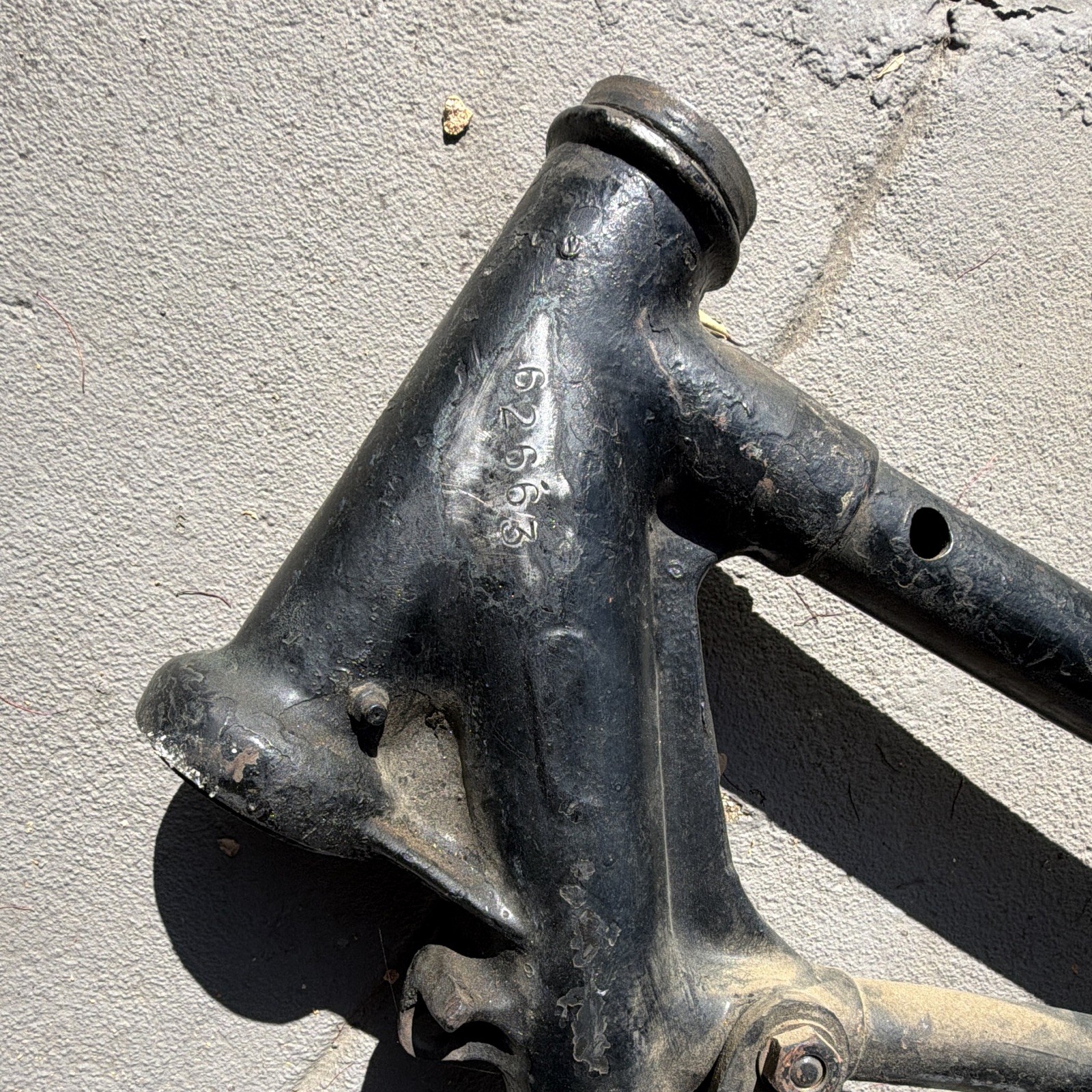 1955 Triumph 650 Speed Twin Swing Arm Frame PreUnit Chassis F1619 1955 Triumph 650 Speed Twin Swing Arm Frame PreUnit Chassis F1619