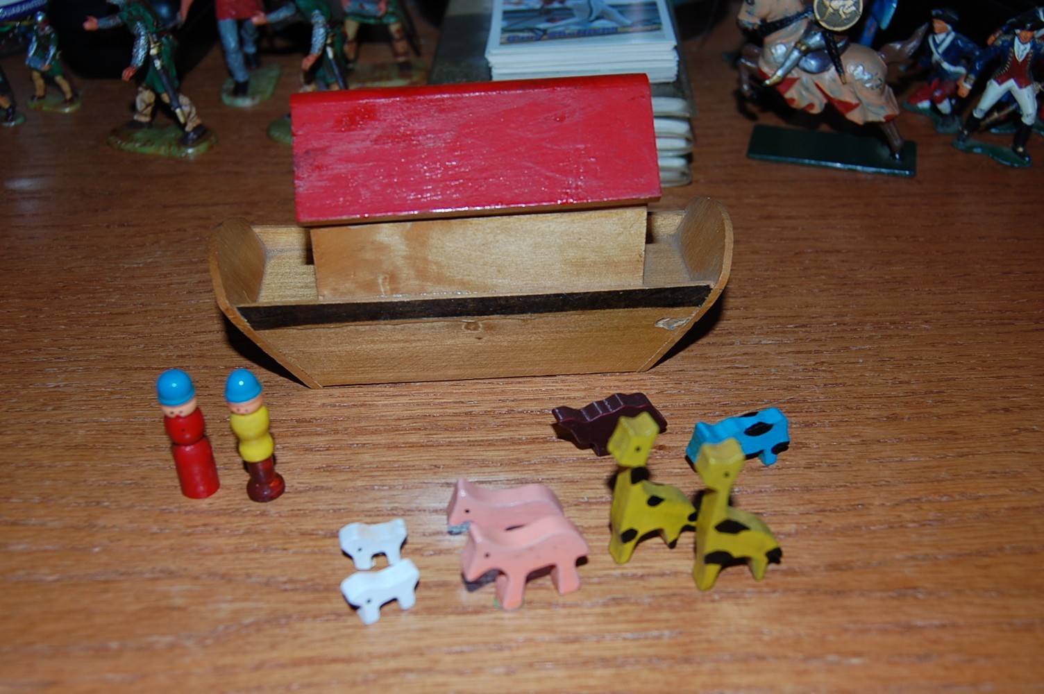Shackman Wooden Noah\'s Ark toy set, Made in Japan Shackman Wooden Noah\'s Ark toy set, Made in Japan