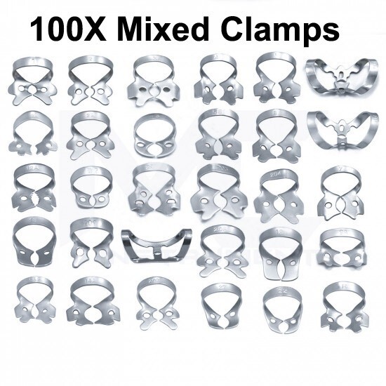 100X Mixed Dental Clamps