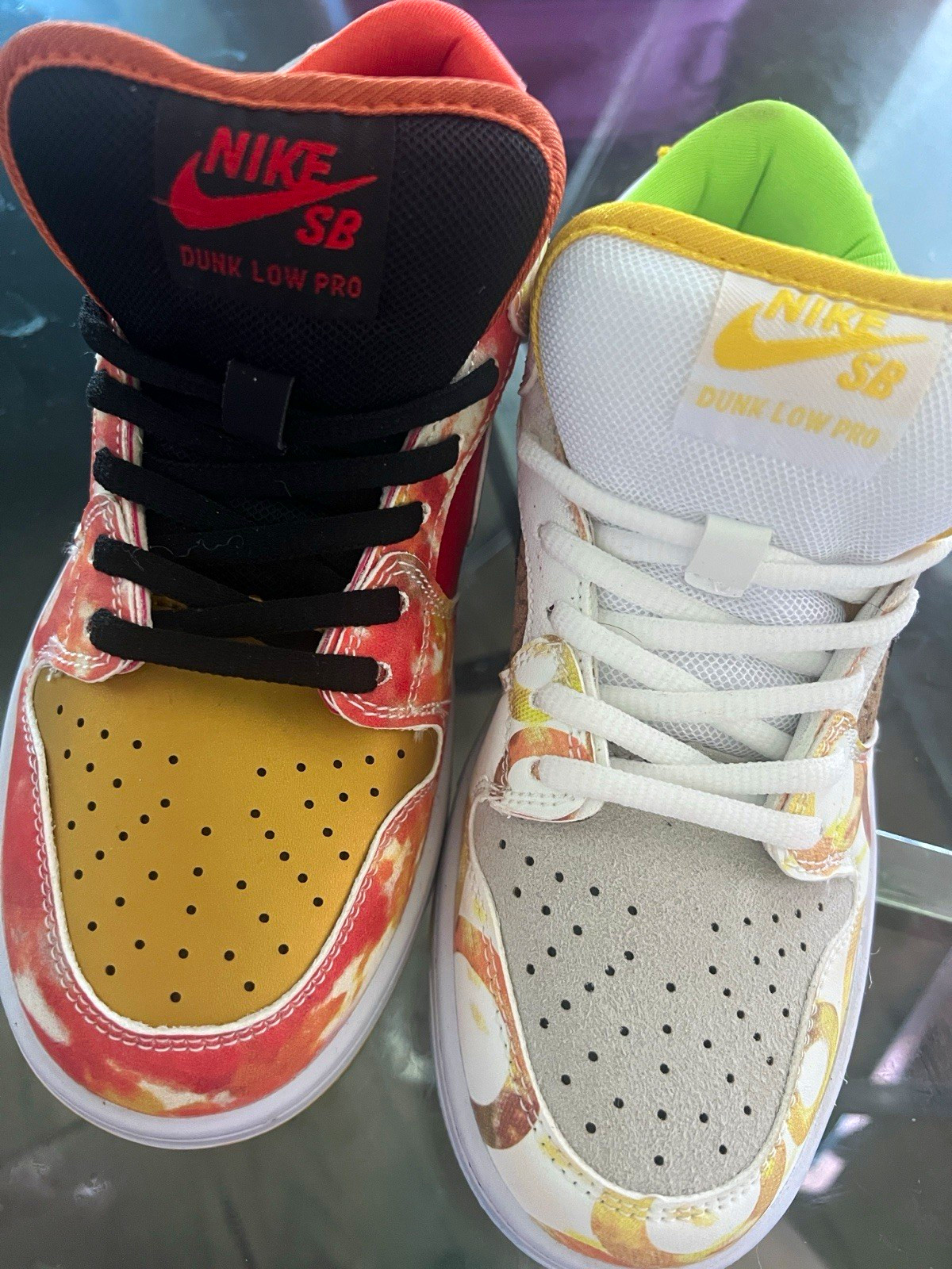 Nike SB Dunk Low Pro Multi-Color Skateboarding Skate Shoes