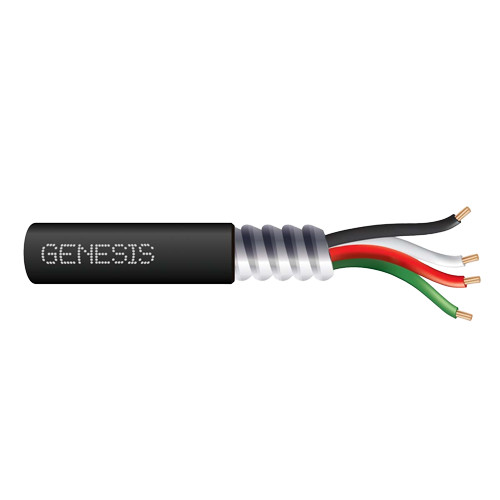 Genesis 10750108 14/4 Mini Split Cable Metal Clad 600V Stranded, 250ft Roll