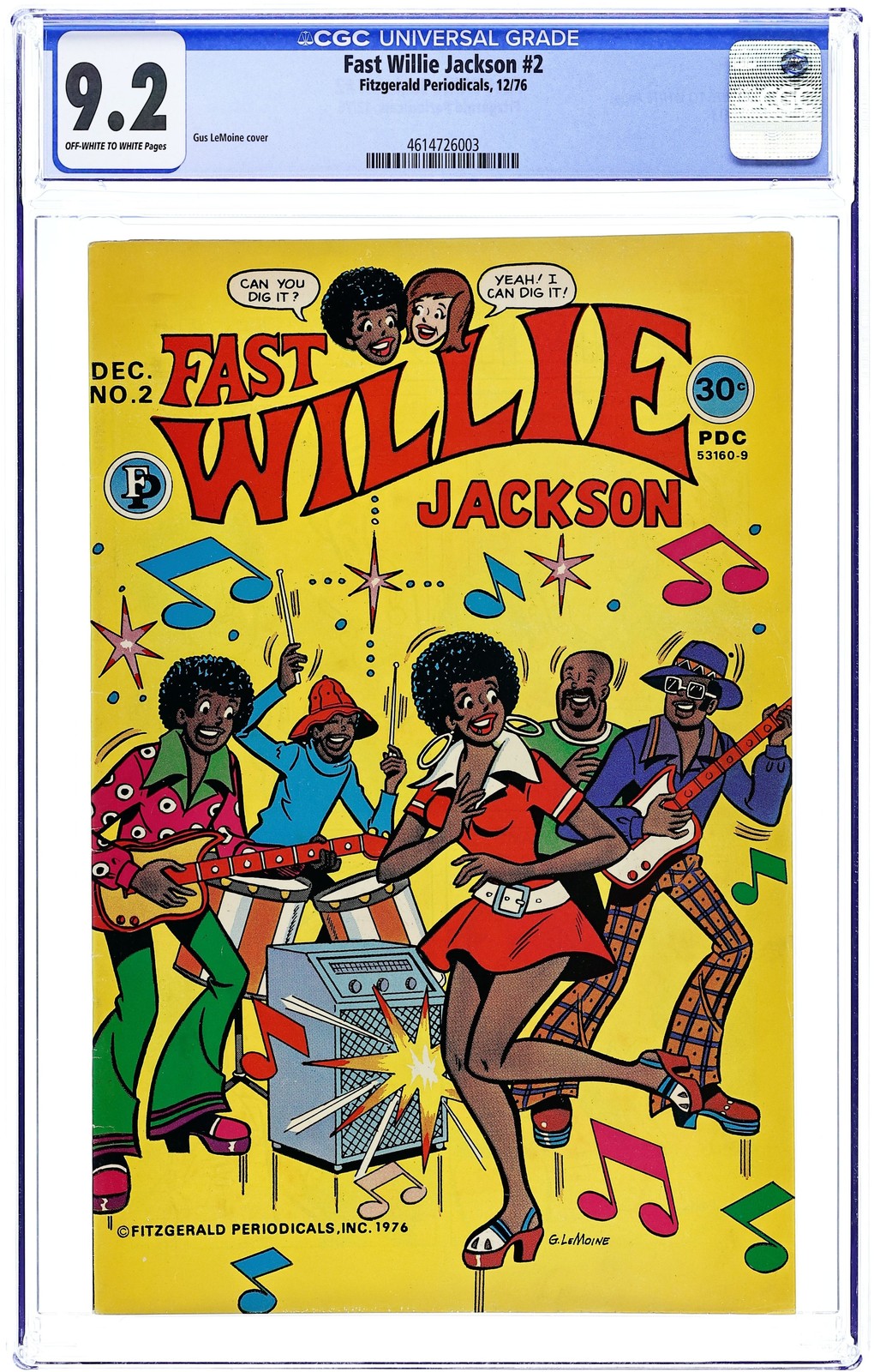 Fast Willie Jackson #2 CGC 9.2 1976 4614726003