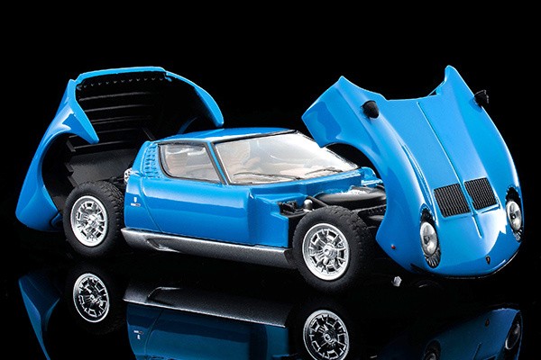 Tomica Limited Vintage 1/64 LV Lamborghini Miura P400 Blue (Diecast)