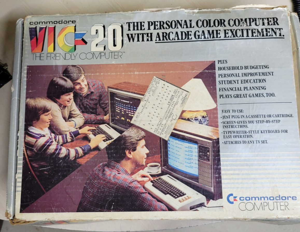 VINTAGE- RARE - Commodore VIC-20 Computer.  IN BOX