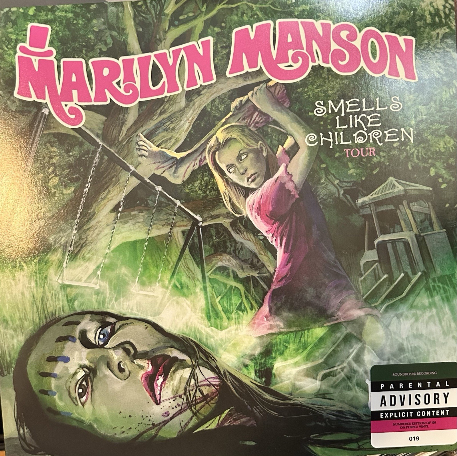 Marilyn Manson - Smells Like Children Tour - 2LP Colored Vinyl SB - New Not Seal Marilyn Manson - Smells Like Children Tour - 2LP Colored Vinyl SB - New Not Seal