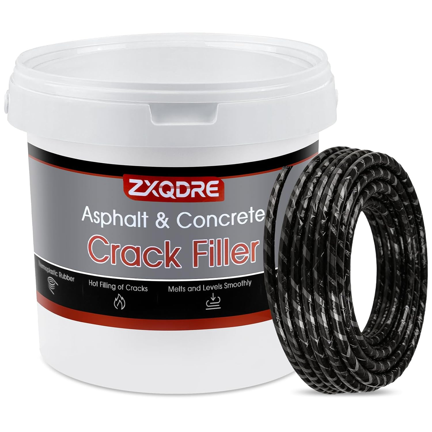 Asphalt Crack Filler Stix 75 FT for Driveway & Blacktop Repair