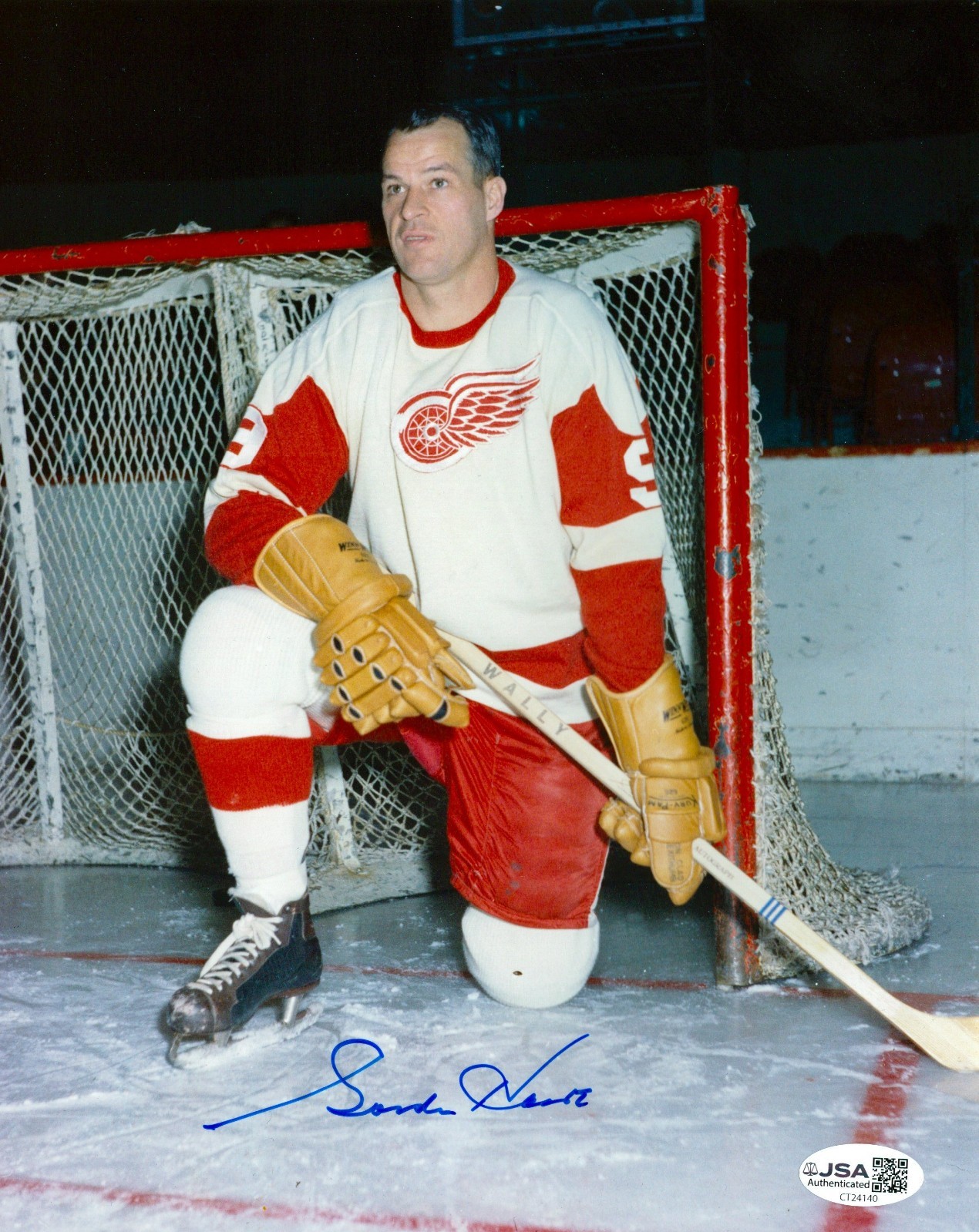 Gordie Howe autographed signed 8x10 photo NHL Detroit Red Wings JSA Gordie Howe autographed signed 8x10 photo NHL Detroit Red Wings JSA