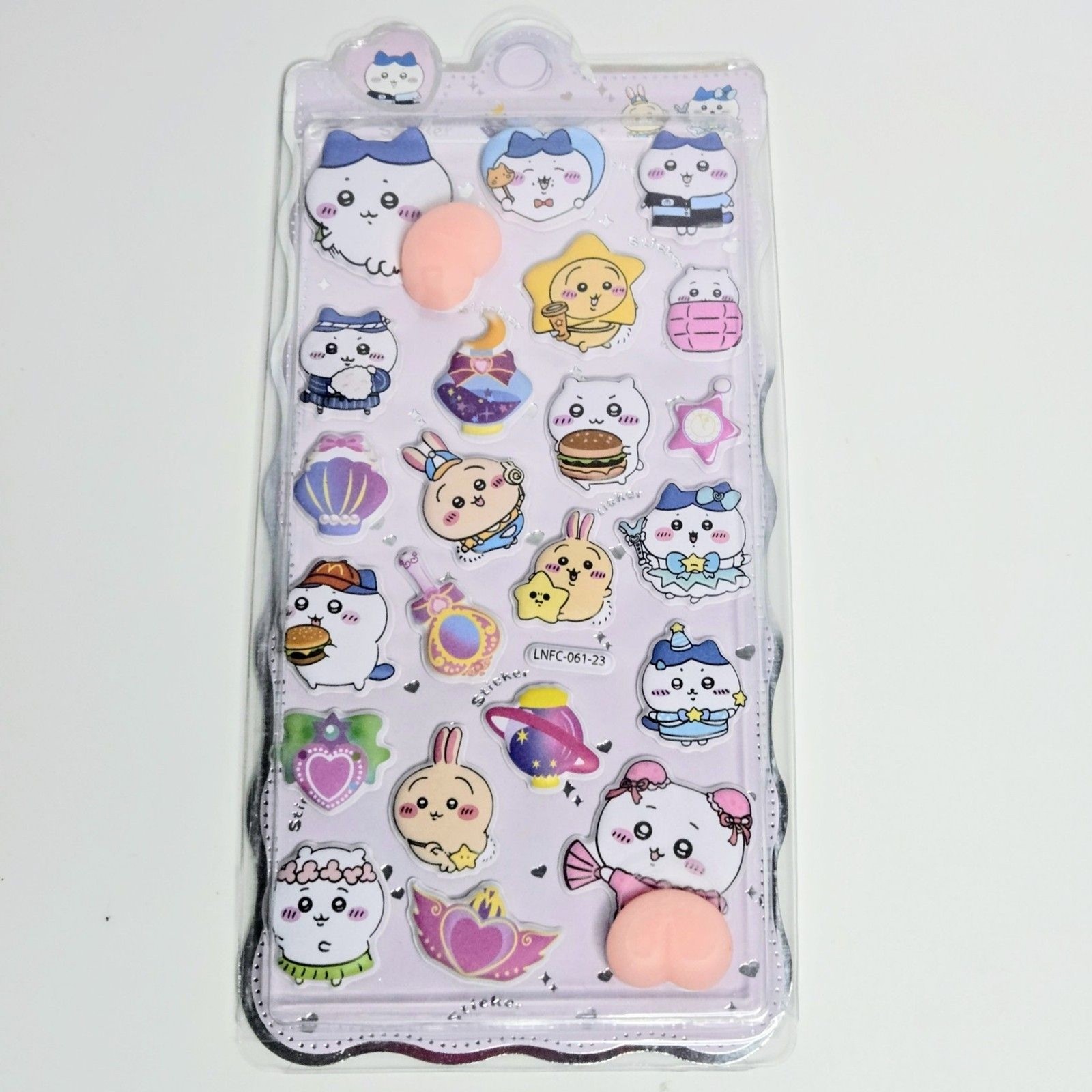 CHIIKAWA 3D Squishy Butt Bonbon Stickers 1 Sheet Japan Kawaii Viral Trend NEW CHIIKAWA 3D Squishy Butt Bonbon Stickers 1 Sheet Japan Kawaii Viral Trend NEW