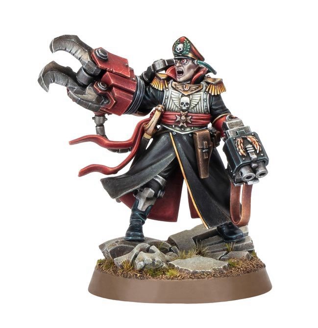 Warhammer 40K Astra Militarum Commissar Yarrick Painted Commission Pre-Order