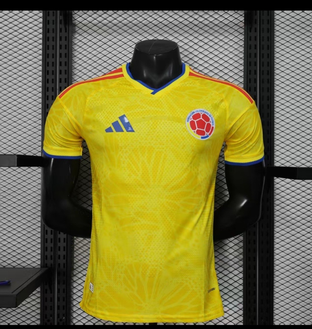COLOMBIA SOCCER JERSEY YELLOW 