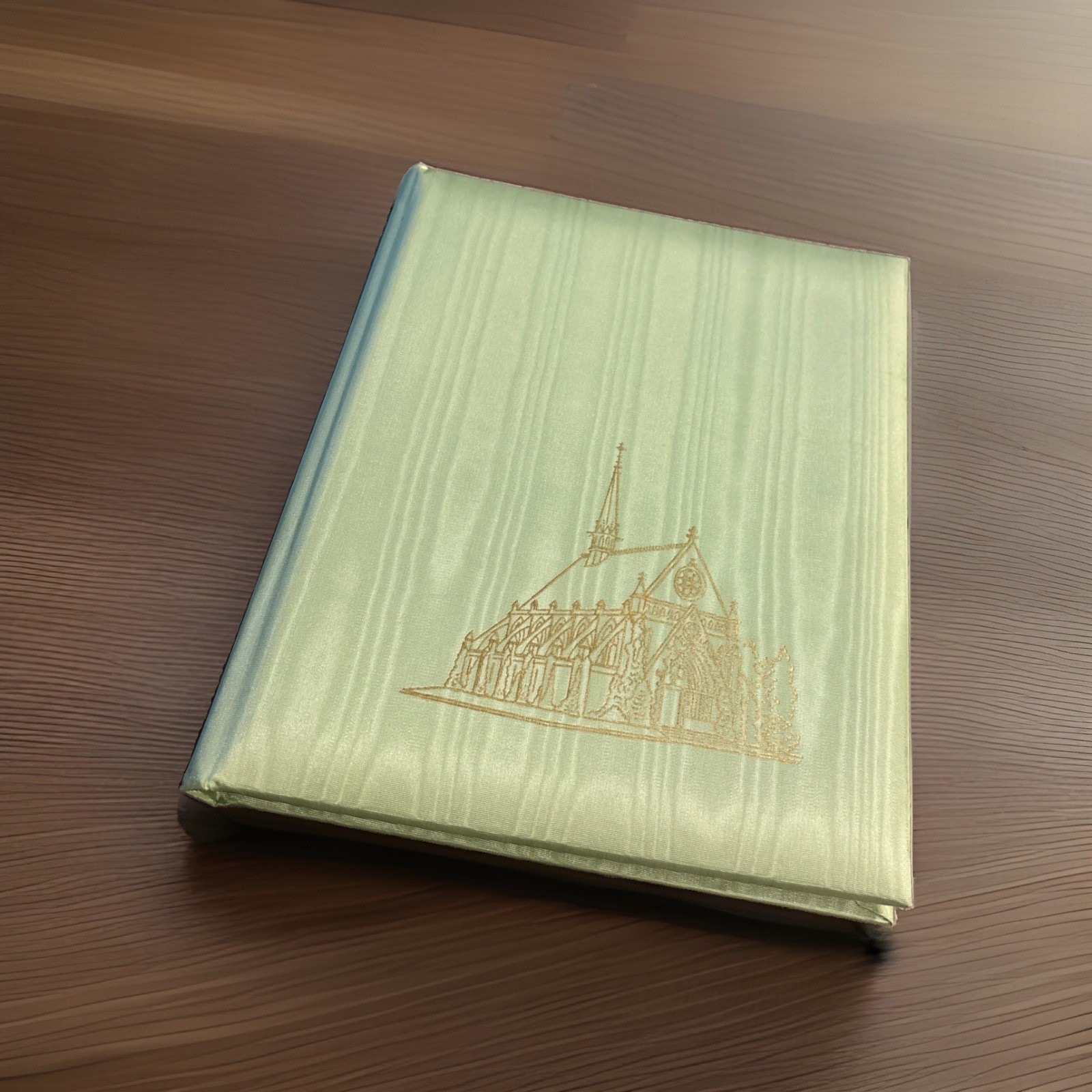 Rare Vintage Funeral Guest Book Memorial Service Registry Green Satin Church Rare Vintage Funeral Guest Book Memorial Service Registry Green Satin Church