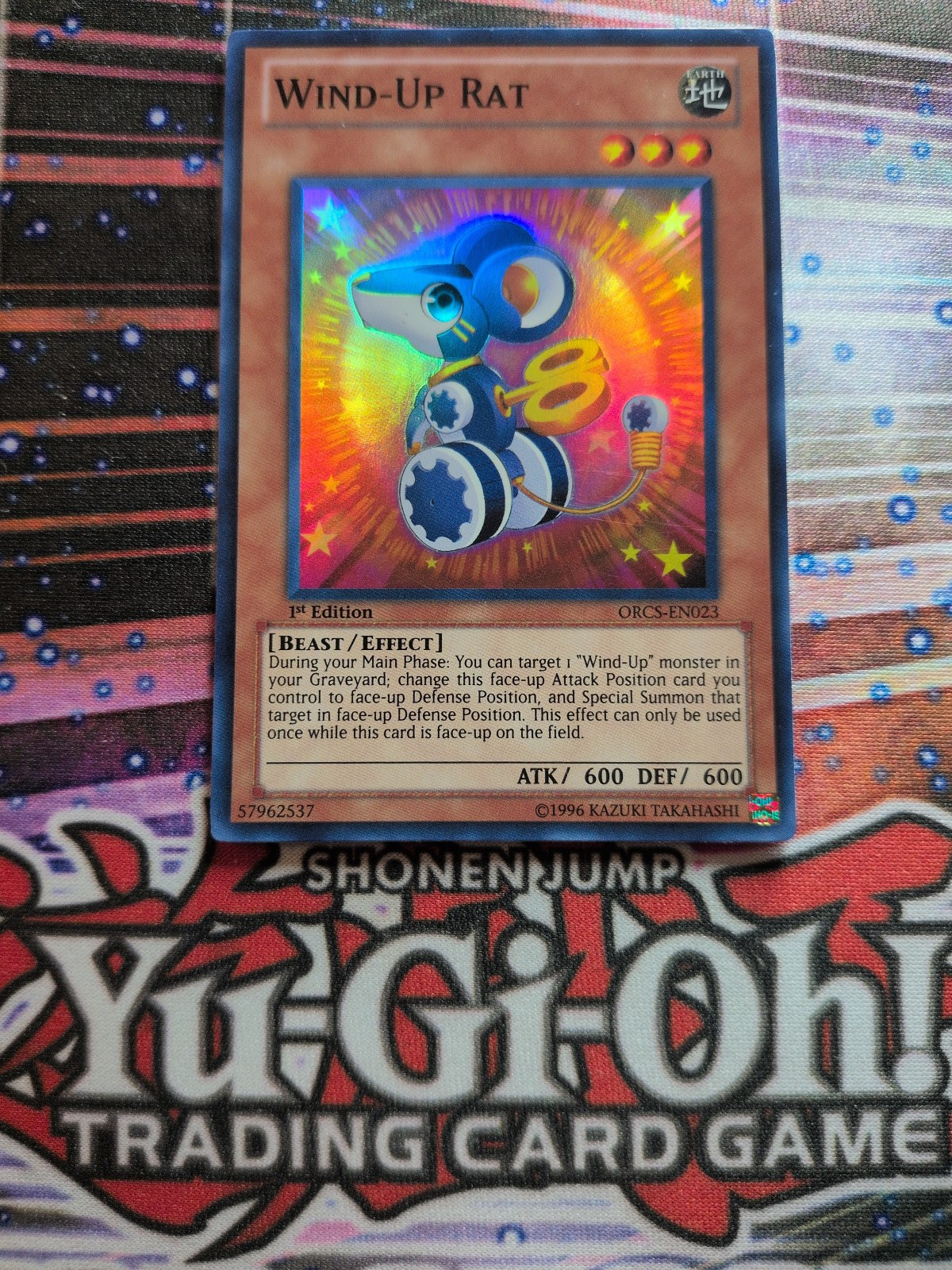 Yugioh Wind-Up Rat (ORCS-EN023) Order of Chaos - 1st Edition - Super Rare - LP