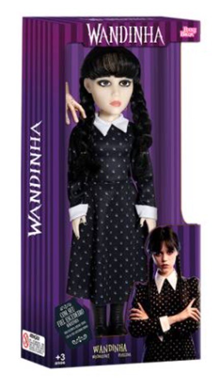 RARE Wednesday Merlina Addams Original Netflix  NEW South American Edition Doll