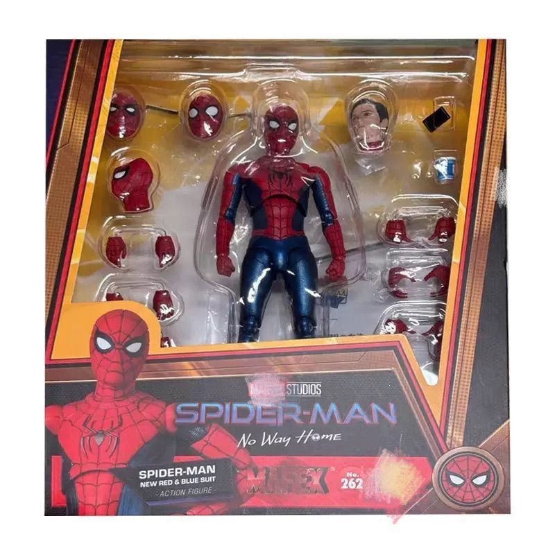 MAFEX No.262 Action Figure Medicom Toy SPIDER-MAN New RED & BLUE SUIT Marvel MAFEX No.262 Action Figure Medicom Toy SPIDER-MAN New RED & BLUE SUIT Marvel