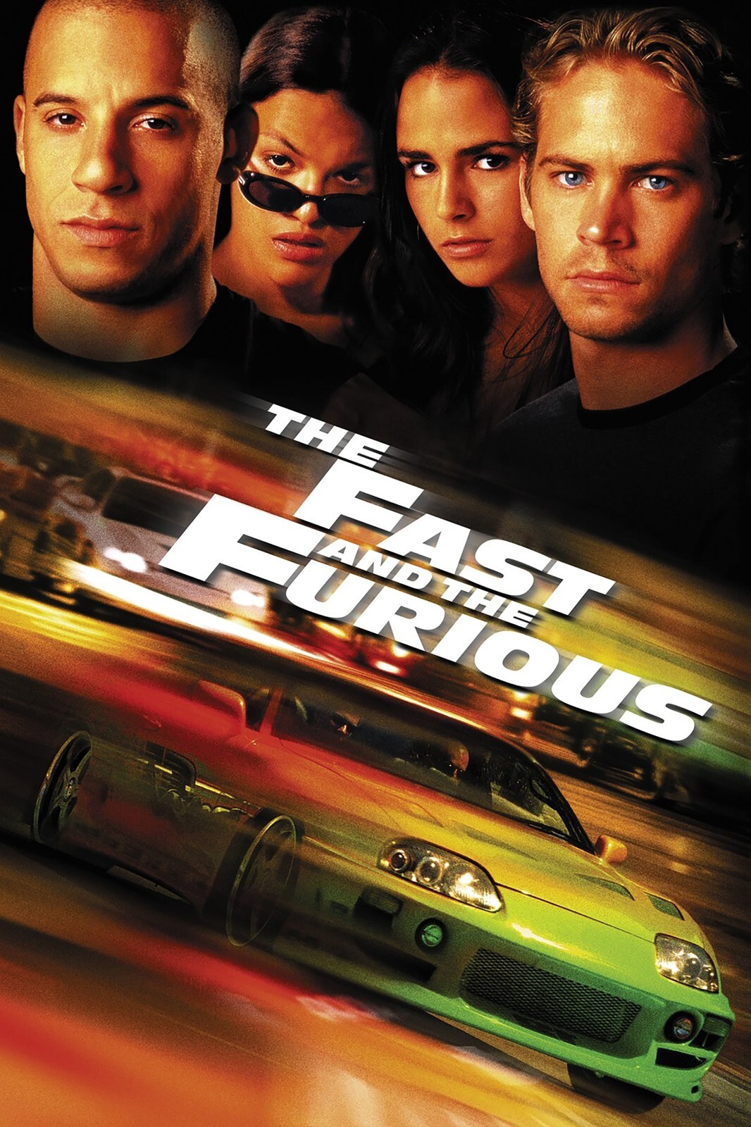 2001 The Fast And The Furious Movie Poster 11X17 Paul Walker Vin Diesel 🚓🍿