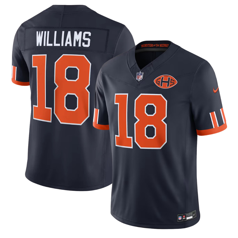 New Men\'s Bears Navy 2026 “Rivalries” Vapor Limited Jersey S-3XL