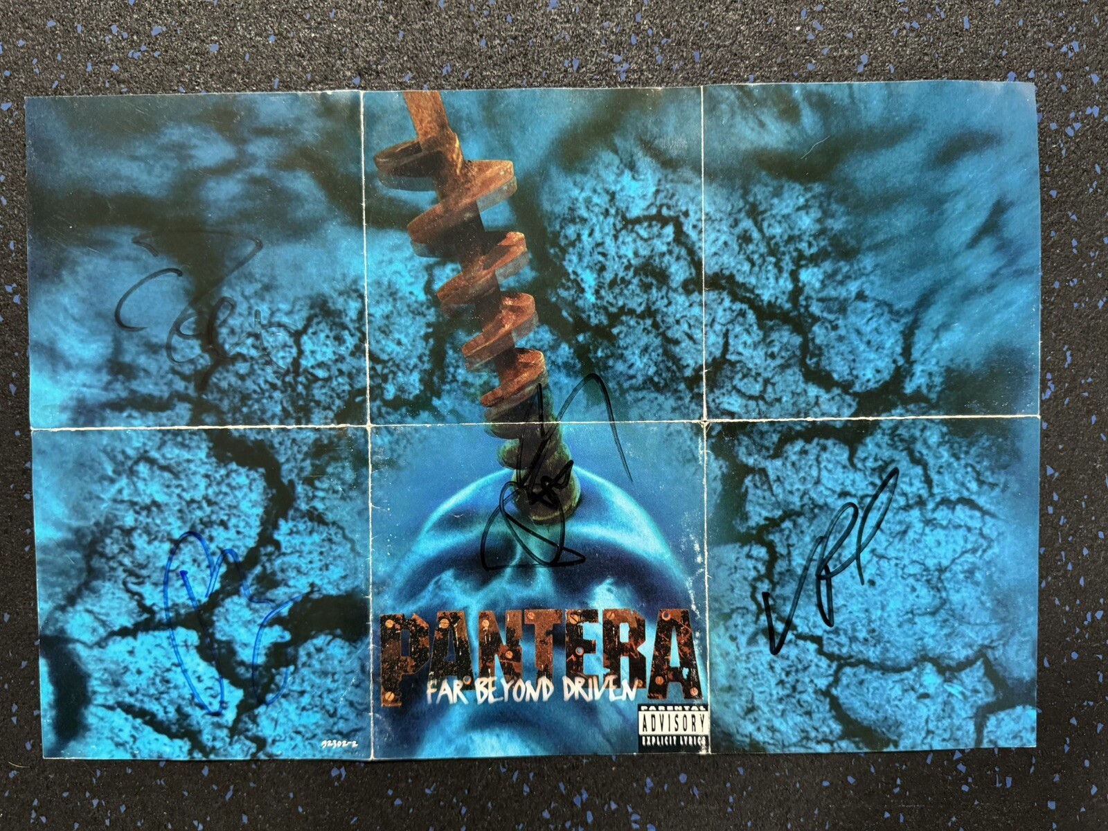 Pantera autographed Pantera autographed