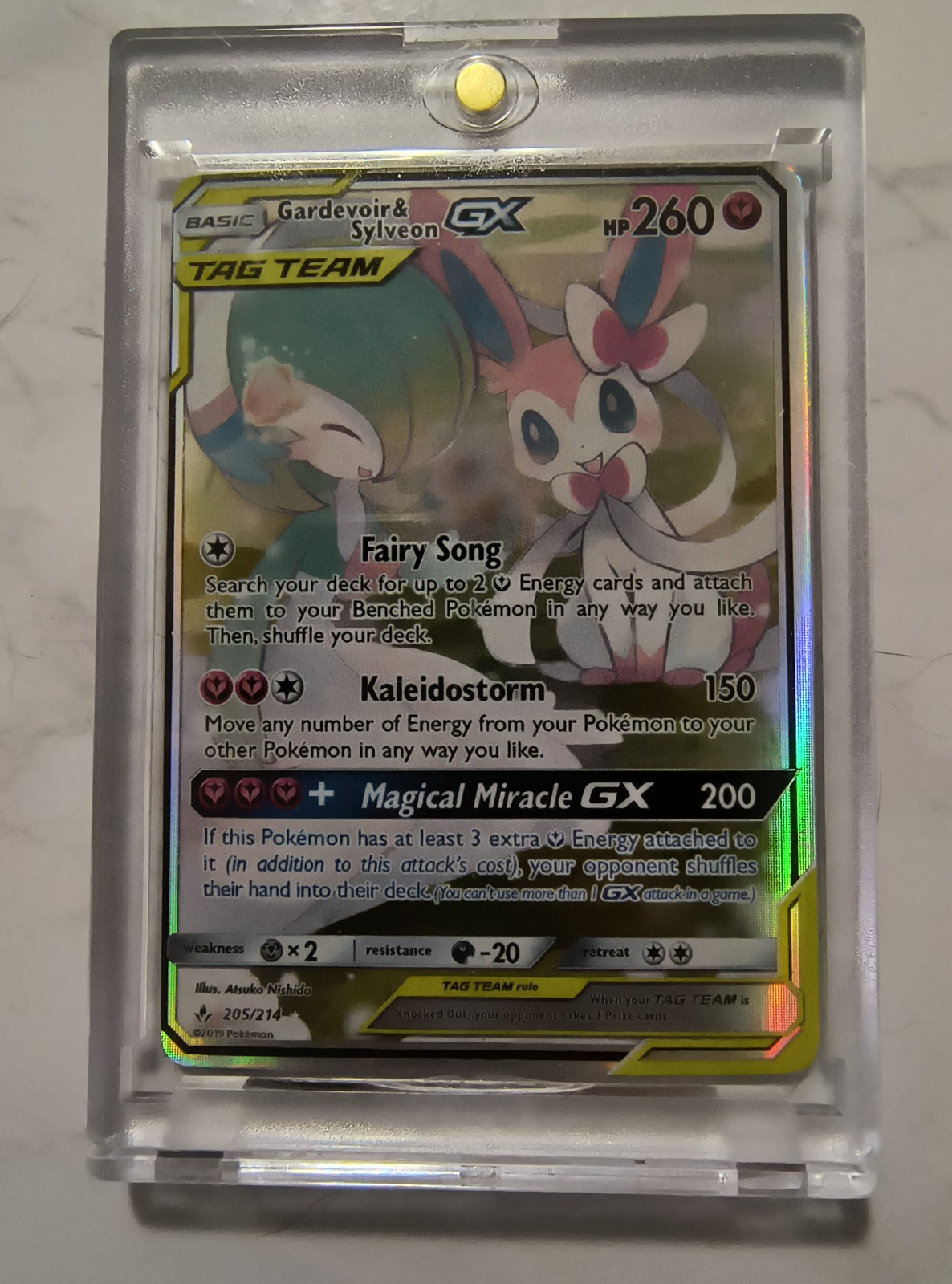the Gardevoir & Sylveon-GX (Alternate Full Art) #205/214 the Gardevoir & Sylveon-GX (Alternate Full Art) #205/214