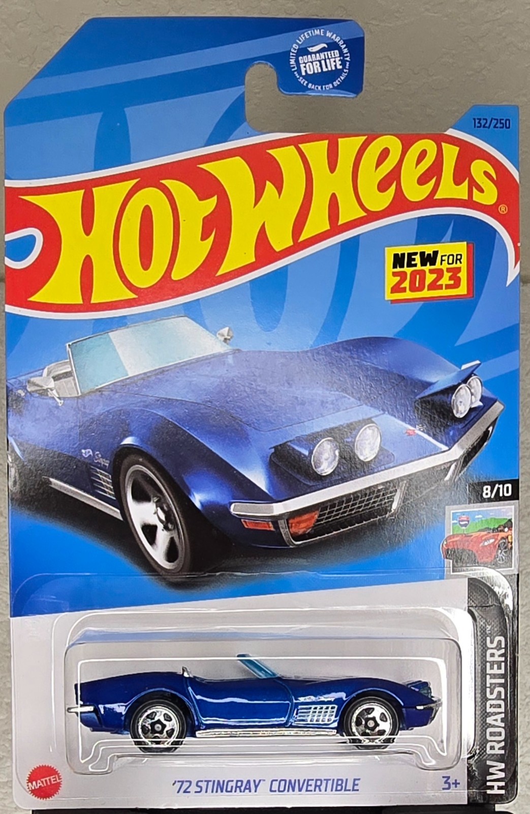 2023 Hot Wheels 72 Stingray Convertible [HW Roadsters #8/10] Blue