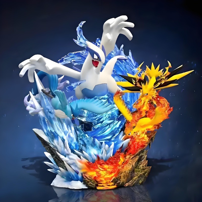 31cm Pokemon Lugia Figure Legendary Birds Statue PVC Collection Model Toy Gift 31cm Pokemon Lugia Figure Legendary Birds Statue PVC Collection Model Toy Gift
