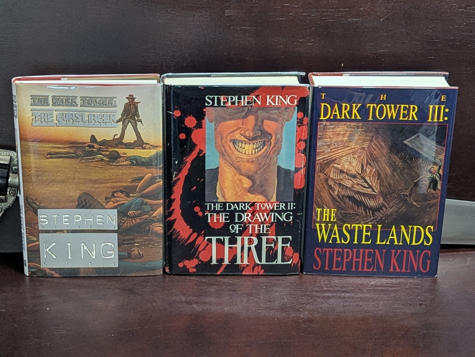 Stephen King Dark Tower Books 1-3 Donald Grant 1st Ed 1st & 3rd Print Mylar LN