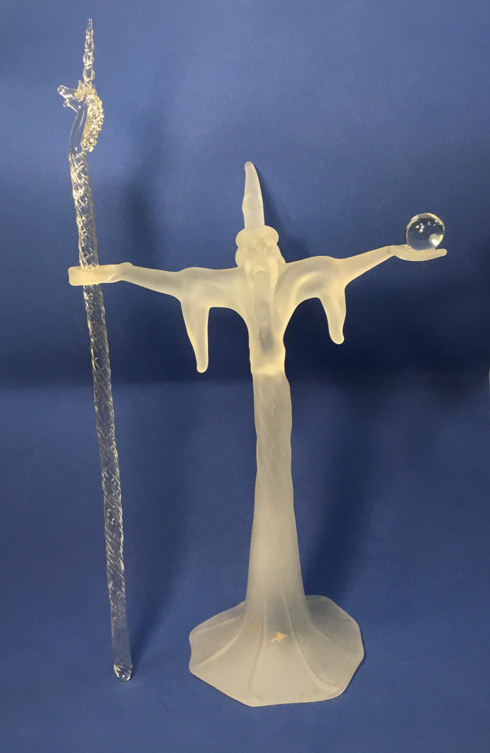 Rare Fantasy Series, Milton Townsend, 15” Wizard With Wand, Signed And Dated