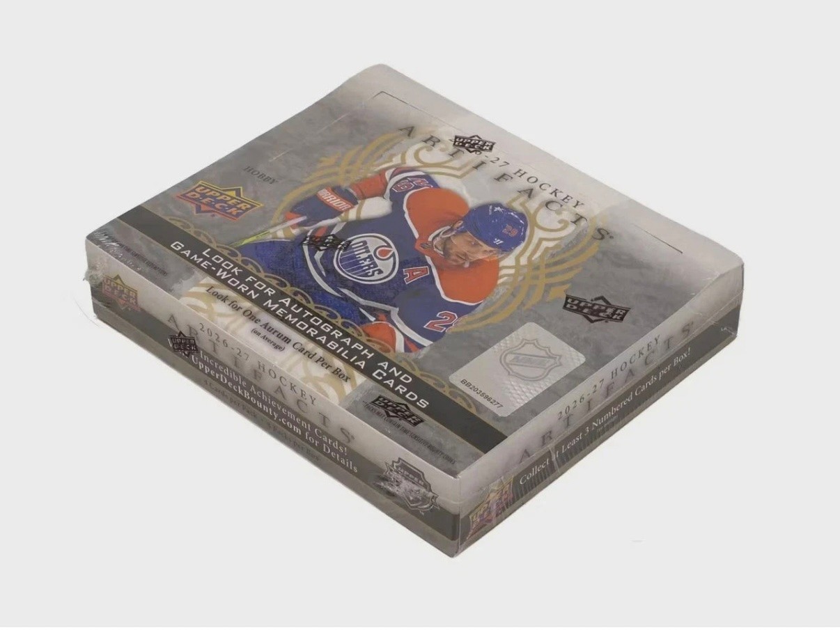 2026-27 Upper Deck Artifacts Hockey Hobby Box Factory Sealed Case Fresh NHL
