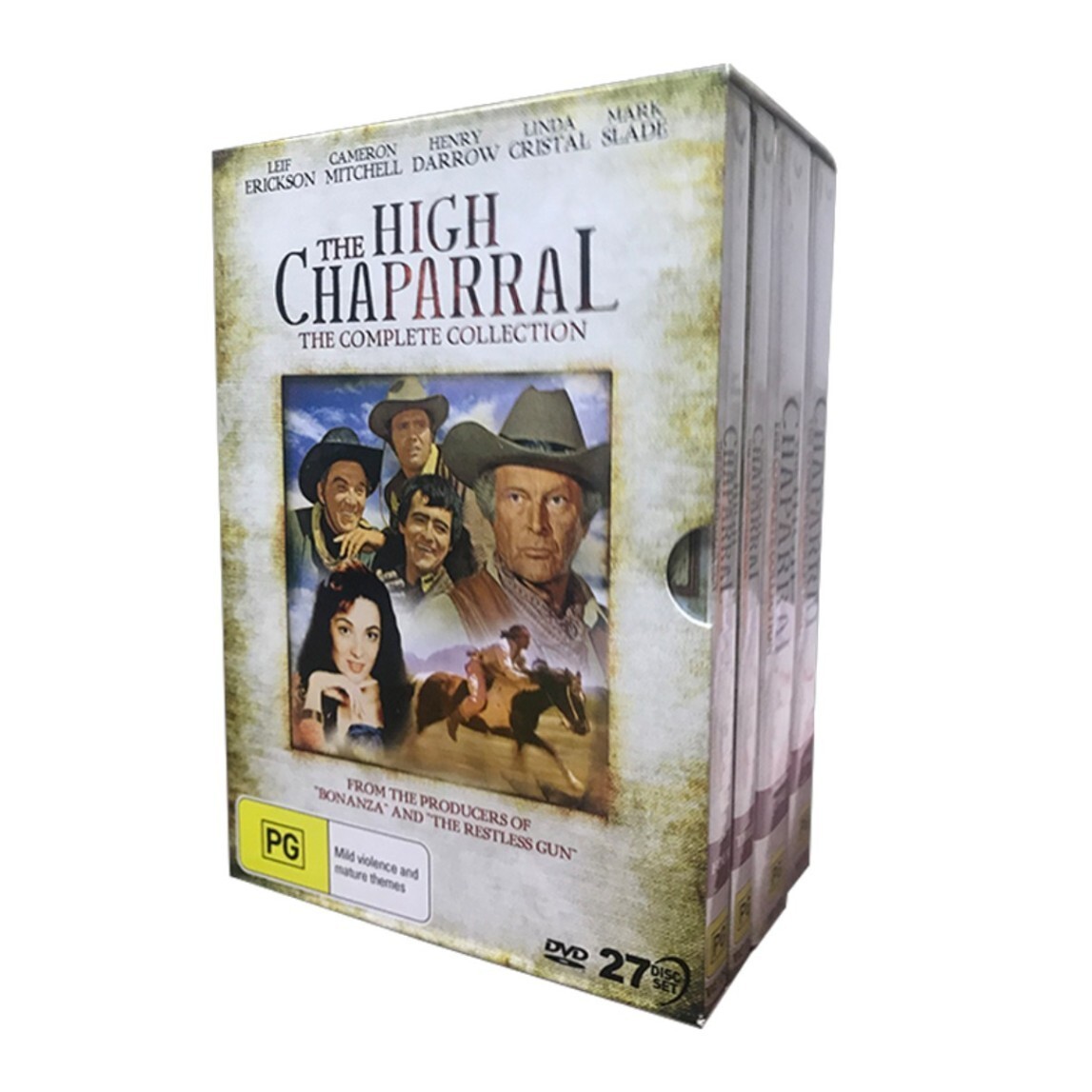 The High Chaparral Complete Series Seasons 1-4 (27-Disc DVD, ) Region 1 & Sealed