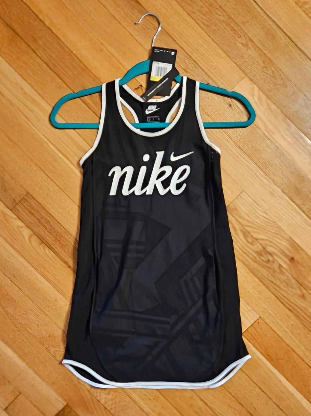 NEW Nike Youth Big Girl Dri-fit Tank Top Dress, Black (YS - 8/9) NEW Nike Youth Big Girl Dri-fit Tank Top Dress, Black (YS - 8/9)