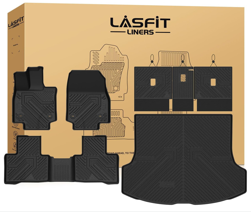 LASFIT Floor Mats & Cargo Mat for Lexus RX RX350 2023 2024 2025 2026 TPE LASFIT Floor Mats & Cargo Mat for Lexus RX RX350 2023 2024 2025 2026 TPE