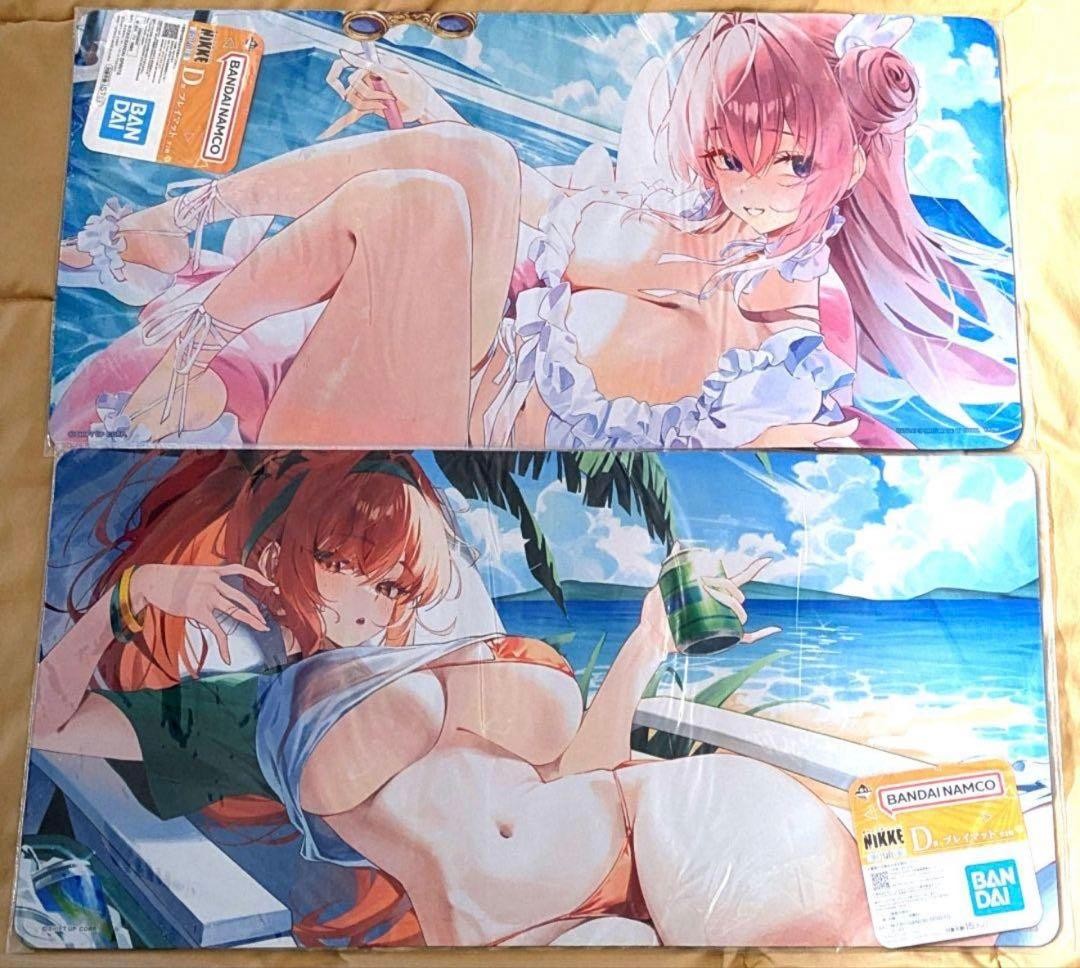 Ichiban Kuji Nikke Goddess of Victory Chapter 8 Playmat Set Dorothy Rapi red