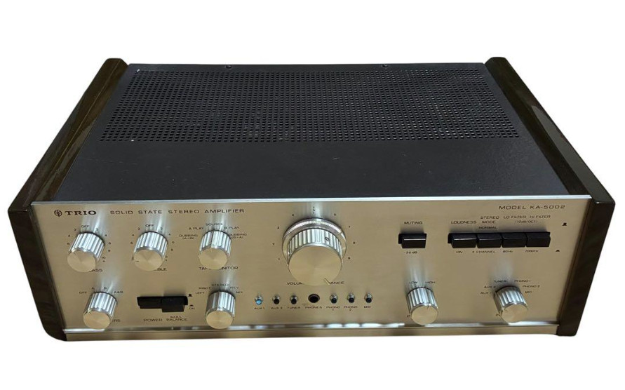 TRIO KA-5002 SOLID STATE STEREO AMPLIFIER 35W+35W 8Ω AC100/117V 50/60Hz 200W