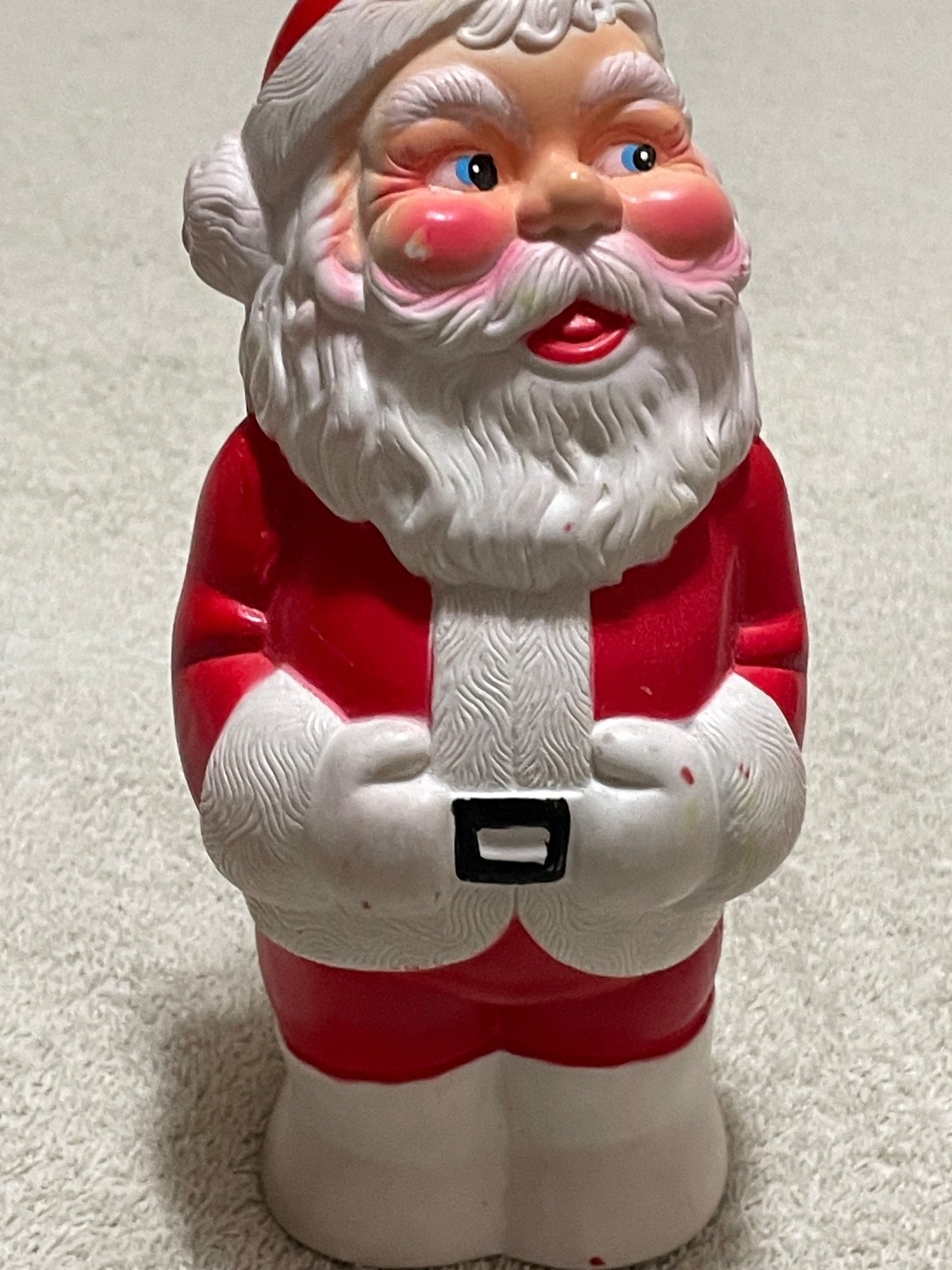 Vintage Stahlwood Santa Claus Plastic Squeeze Toy Vintage Stahlwood Santa Claus Plastic Squeeze Toy