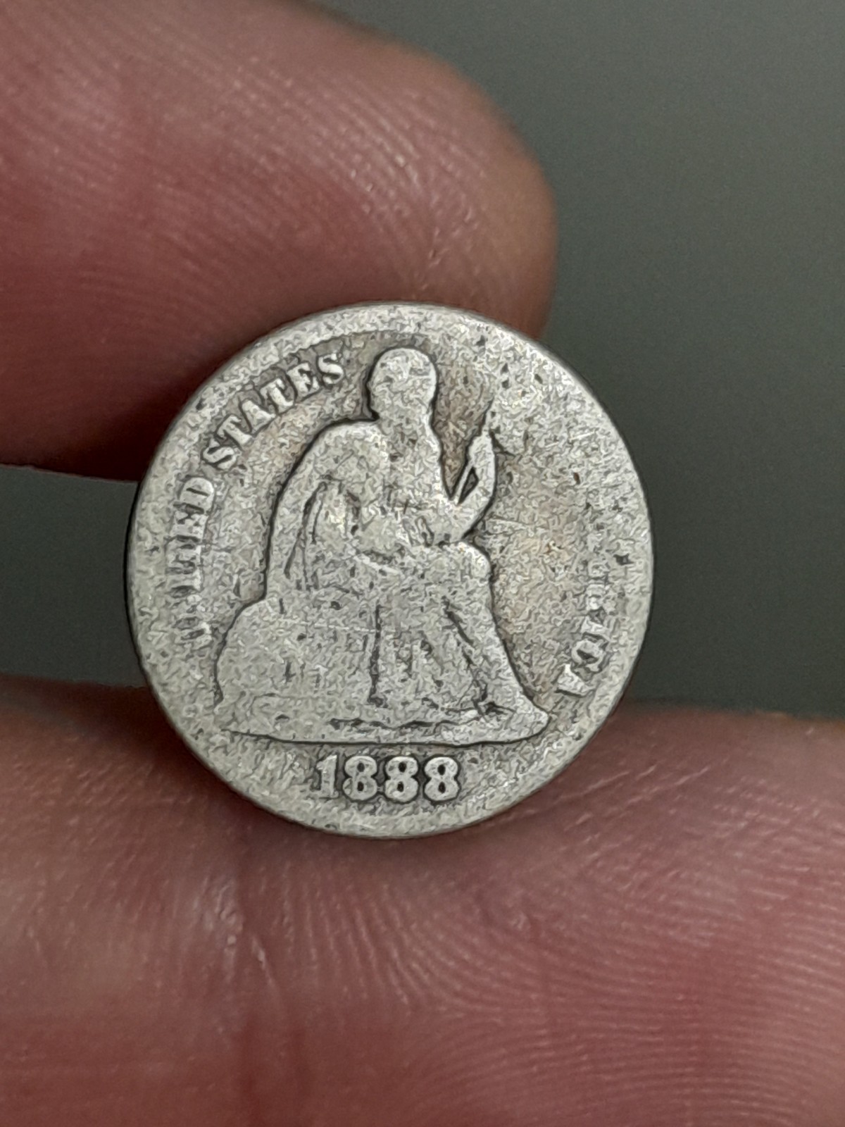 1888-P Seated Liberty Dime