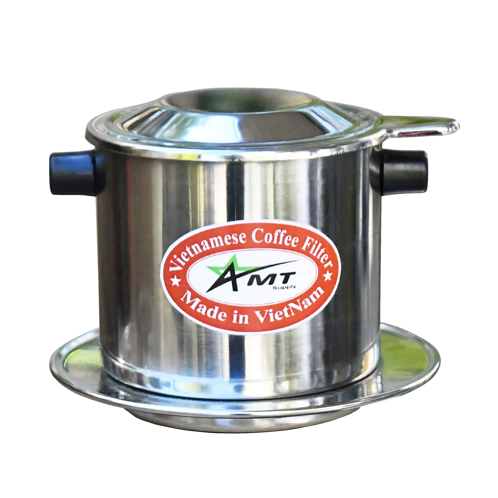 AMT 6.5 OZ Vietnamese Coffee Maker Coffee Filter, 2-3 Servings Phin, Screw Do...