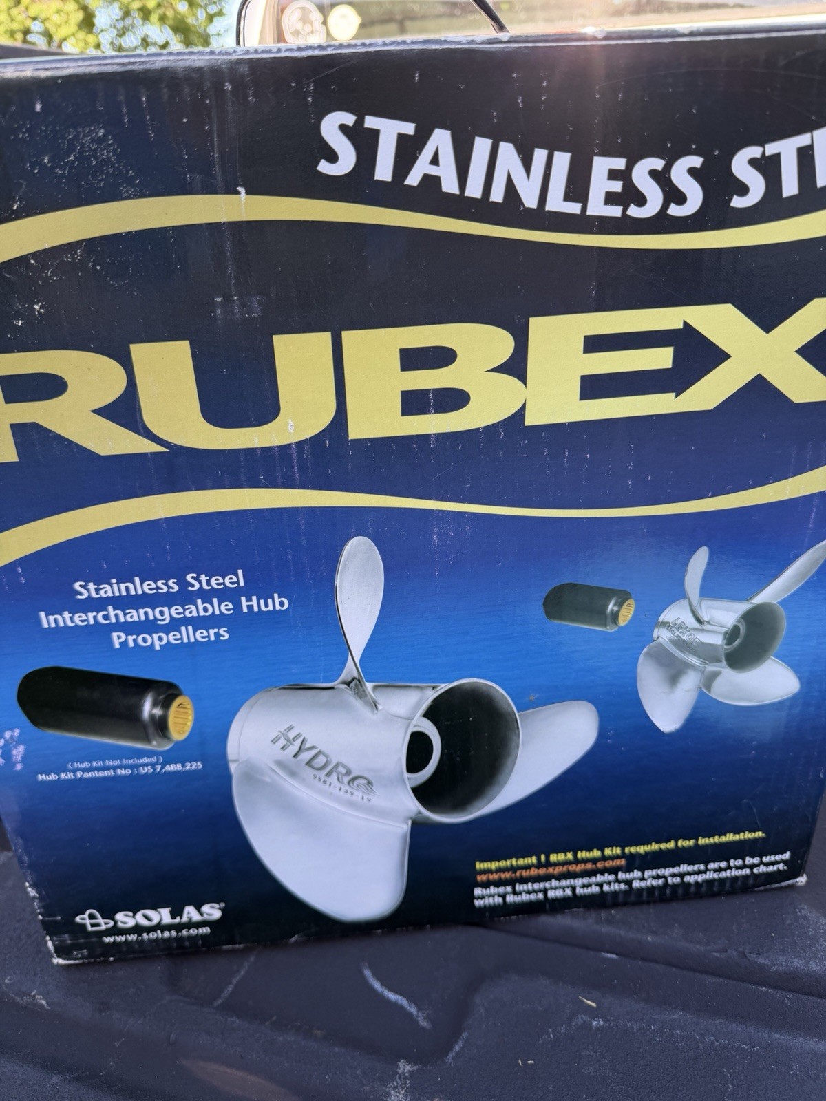 SOLAS Prop RUBEX L4 STAINLESS STEEL 22-PITCH PROPELLER 9574-153-22 R35 New SOLAS Prop RUBEX L4 STAINLESS STEEL 22-PITCH PROPELLER 9574-153-22 R35 New