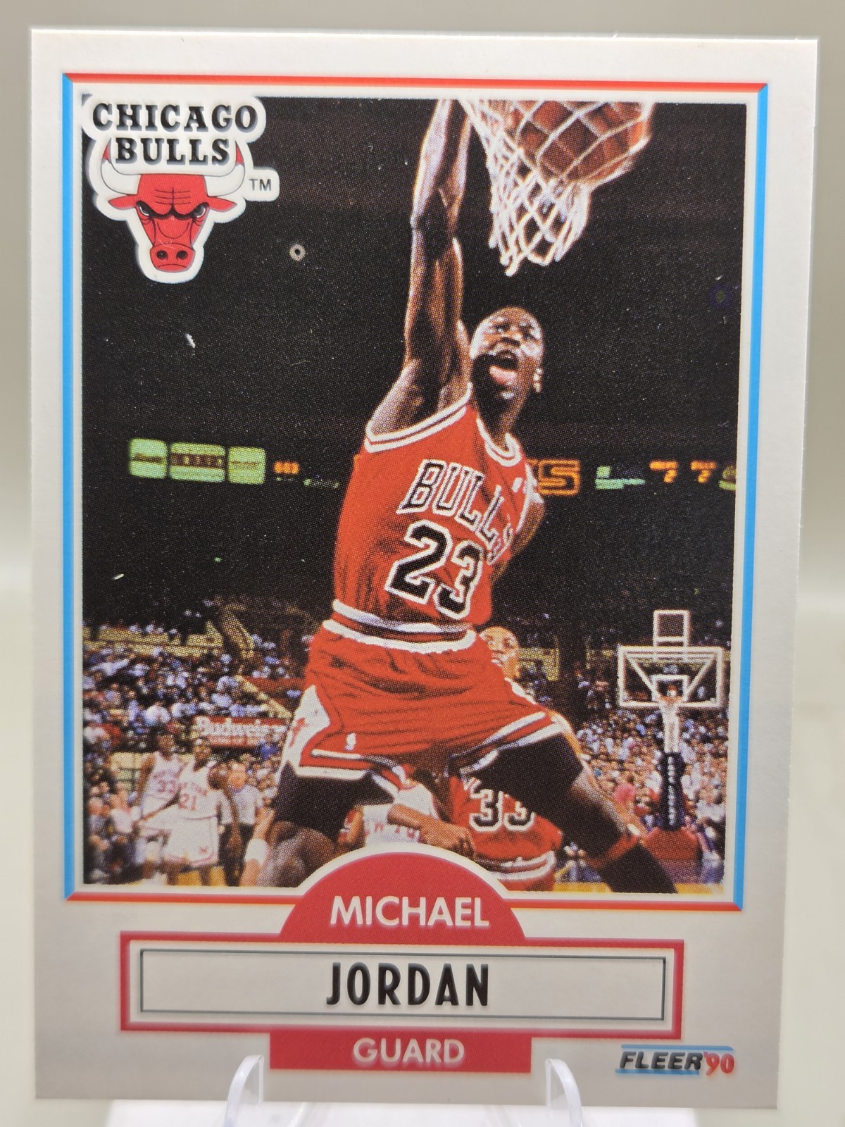 1990-91 Fleer - Michael Jordan #26 1990-91 Fleer - Michael Jordan #26