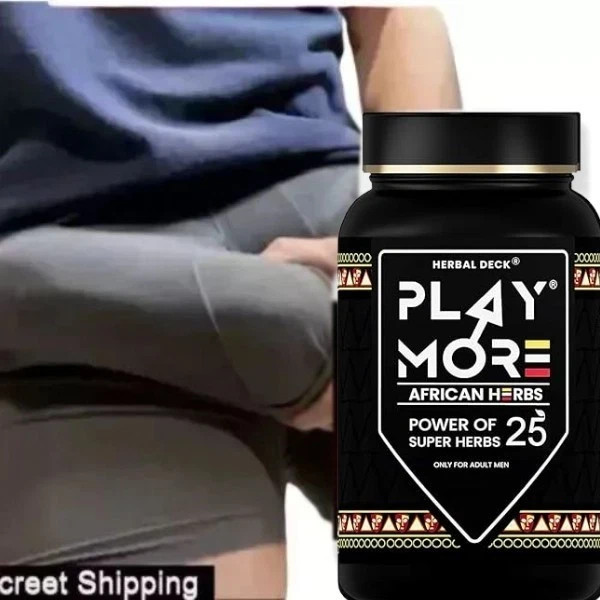 African Herbal Stamina Powder Play More Formula for Mens Vitality
