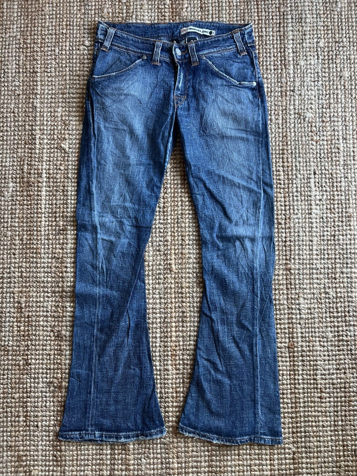 Vintage Levis Engineered Twisted Jeans Flare Tag W30 Actual 31x31.5